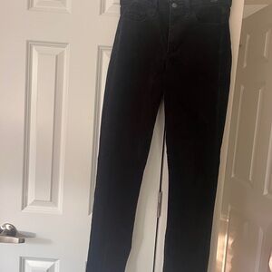 GAP Denim Black Velvet Jeans